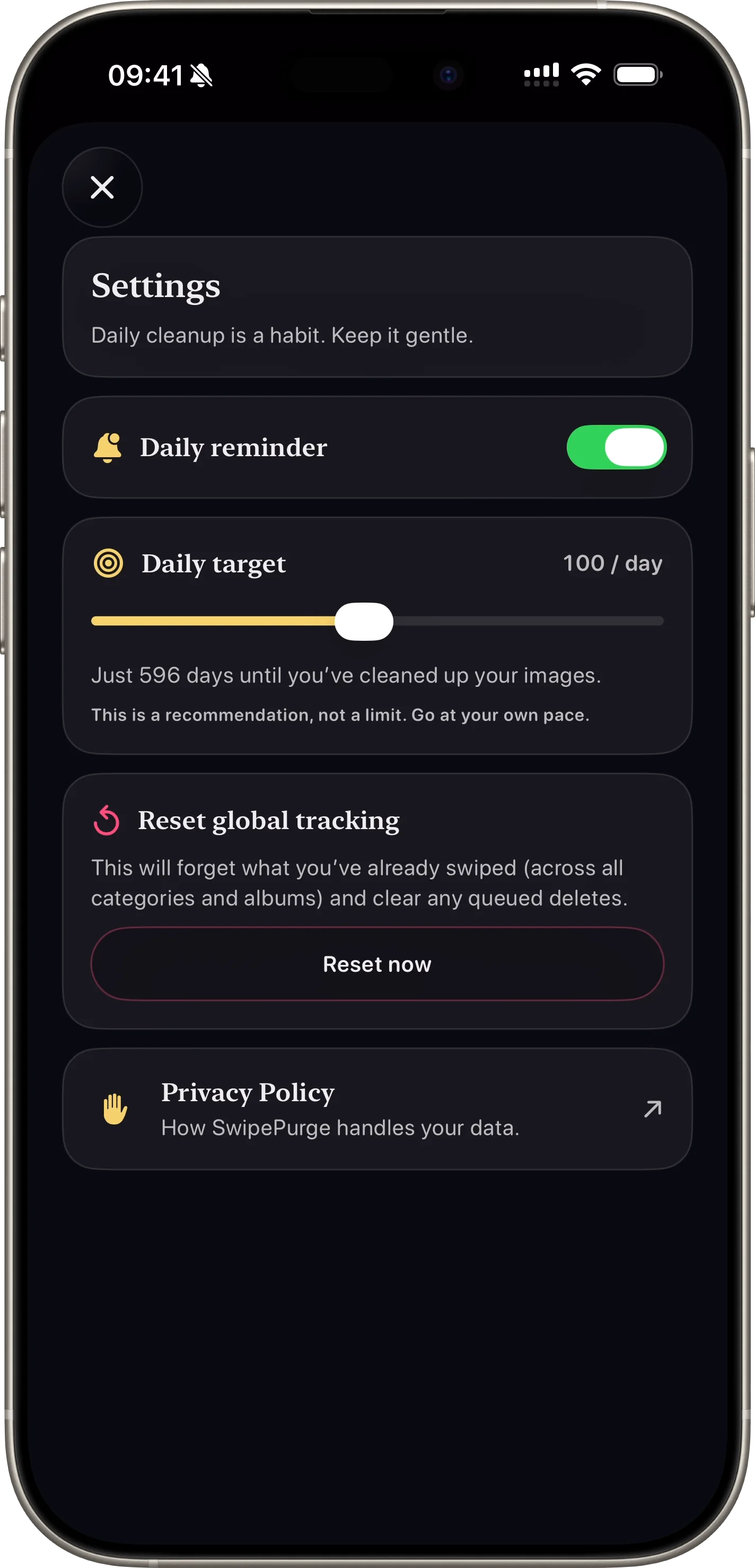 Estatisticas de Espaco e Progresso